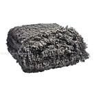 002.575.14 Ofelia Throw Ikea Of Sweden Blanket Grey Thick Fluffy Cozy Acrylic Wool Blend 67 X 51 New