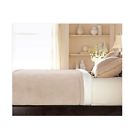 0118m Blanket Plush Heated Sunbeam Queen Velvet Sand Size -