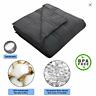 022415000253 Tranquility Nip Twin Weighted Throw Blanket Gray Polyester