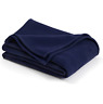 027399025193 Vellux Full Queen Blue Velvety Plush Blanket