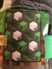 032281212841 Franco Minecraft Plush Throw Polyester Super Soft Nwt