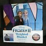 032281215354 Disney Frozen Elsa Anna Weighted Blanket Lbs New