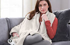 038533864462 Perfect Fit Serta Electric Heated Microplush Pocket Wrap