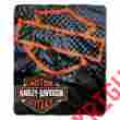 047105 Road Rash Throw Harley-davidson Raschel New