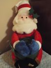 060971393075 Holiday Time Santa With Blanket Nwt 060971393075 Holiday Time Santa With Blanket Nwt