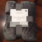 062-02-0766 Threshold Microplush Bed Blanket Fabric Polyester Twin Hot Coffee