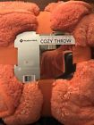 078742164687 Cozy Throw Clemson Orange Oversized