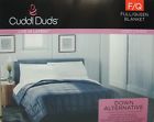081806375202 Cuddl Duds Blue Down Alternative Quilted Blanket Full