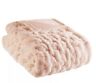 086569896155 Madison Park Ruched Super Soft Pink Faux Fur