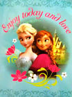 087918267589 Disney Frozen Anna Elsa Plush Throw Blanket Twin
