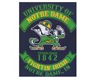087918278561 Onyx Boutique Notre Dame Twin Mink Blanket
