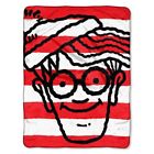 087918286337 Unbranded New Rare Wheres Waldo Soft Plush Throw