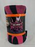 087918804562 Harley Davidson Fleece Throw Pink Logo Flames New