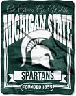 092105 Ncaa Michigan State Spartans Traction Silk Touch Throw 087918092105