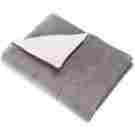 0982 Warm Throw Soft Plush Lightweight Decoration For Bedroom Living Room Charcoal 741755310982