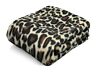 1 Mainstays Fleece Throw Blanket Cheetah Print Black Tan 784857738995