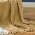 101-22t Park Designs Tan Cable Throw