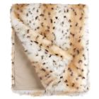 10200snoleo72 Donna Fabulous Furs Faux Fur Luxury Throw Blanket Snow Leopard
