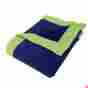 102084 Trend Lab Satin Framed Mosaic Burnout Velour Matte Receiving Blanket Navy Blue 885128402901