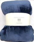 1047953 Charisma Plush Blankets Ultra Soft Twin Navy Blue