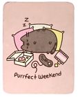 10753772 Hot Topic Pusheen Purrfect Weekend Throw Blanket