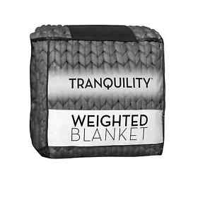 12 Lbs Tranquility Chunky Knit Weighted Blanket Pattern Guarantees 48 X 72inch