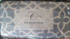 1206263 Charisma Queen Down Alternative Blanket Blue Soft Brushed 850282005923