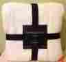 123606 Cynthia Rowley New Cotton Blend White Queen Blanket 90 In By