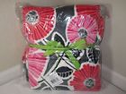 12408-170 Blossoms Vera Bradley Throw Blanket Cheery Fleece Wrappedbow 80x50