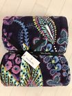 12408-j99 Vera Bradley Plush Throw Blanket Batik Leaves Very 886003518939