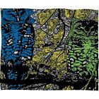 13356-flesma Deny Designs Romi Vega Bright Owl Fleece Throw Blanket