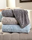140518-2bjq-chr Unbranded Embossed Plush Velvet Bed Soft Warm Blanket Polyester Bedroom