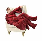 14201508 Catalonia Wearable Fleece Blanket With Sleeves Foot Free 730440426923