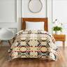 1437301 Pendleton Sherpa Blanket Queen White Sands Multi Ivory 008889111190