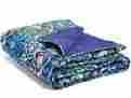 14951 Vera Bradley Nwt Quilted Fleece Blanket In Katalina Blues 295 Xi