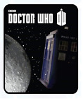 152 151 Doctor Who Tardis Moon Comfy Fleece Blanket Throw 065443598552