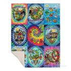 15330402 Liquid Blue Fantasy Collection Blanket Fleece 710131418604