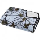 153x-898 Trail Crest Reversible Soft Touch Blanket Camo Blue 091796539812