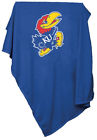 157-74 Logo Brands Collegiate Sweatshirt Blanket Kansas