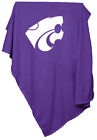 158-74 Logo Brands Collegiate Sweatshirt Blanket Kansas State