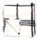 1608t-ff-baw De Moocci Luxury Checkered Throw Blanket 190719924589