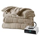 Bsm9bts 16a00 Electic Mushroom Heated Blanket R772 Microplush Twin Sunbeam