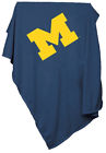 171-74 Logo Brands Collegiate Sweatshirt Blanket Michigan