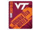 17294932 Ncaa Virignia Tech Collegiate Fleece Throw Painted 087918268326