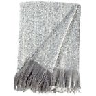 17430060x080gry Rivet Oversized Ombre Stripe Brushed Weave Throw Blanket 885308599568