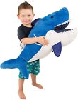 17xd0503 Unbranded Kids Slumber Party Plush Pillow Inch Throw Set Blue
