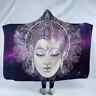 19-7.10xkzj9-jm Homaigc Solemn Buddha Statue Hooded Blanket Wearable Flannel Throw Cloak