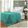 190052085312 Superior Turquoise Silky Soft Fleece Blanket Gsm