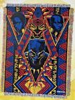 190604026541 Marvel Black Panther Throw Blanket Tapestry New
