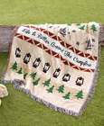 190941083597 The Lakeside Collection Campfire Tapestry Throw